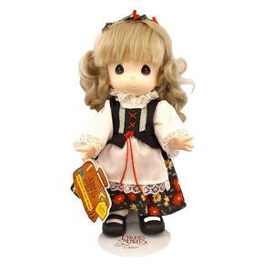 Precious Moments Children Of the World 9" Sophie Poland Doll  Stand 1994